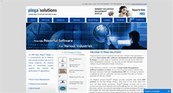 Desktop Screenshot of pingasolutions.com